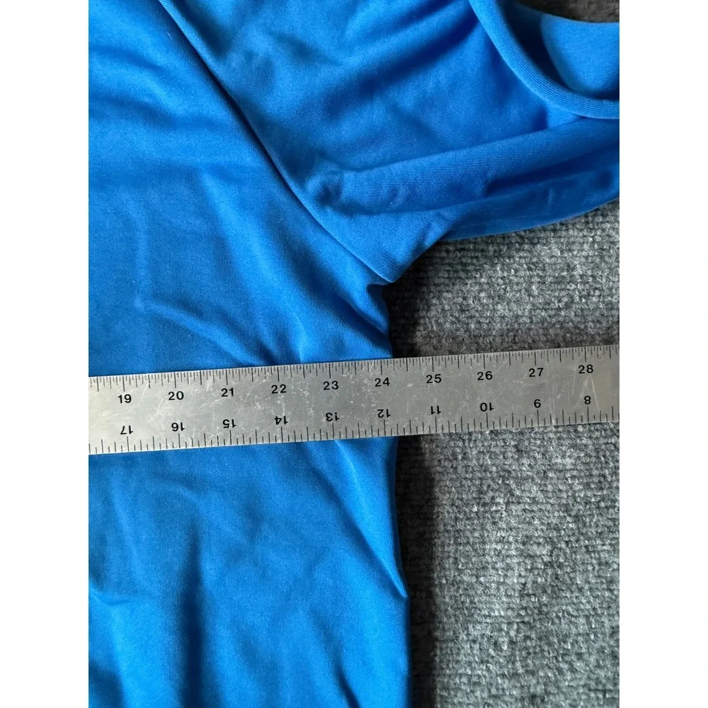 Adidas Golf Climalite Mens XL Blue Quarter Zip Pullover‎ Long Sleeve Shirt